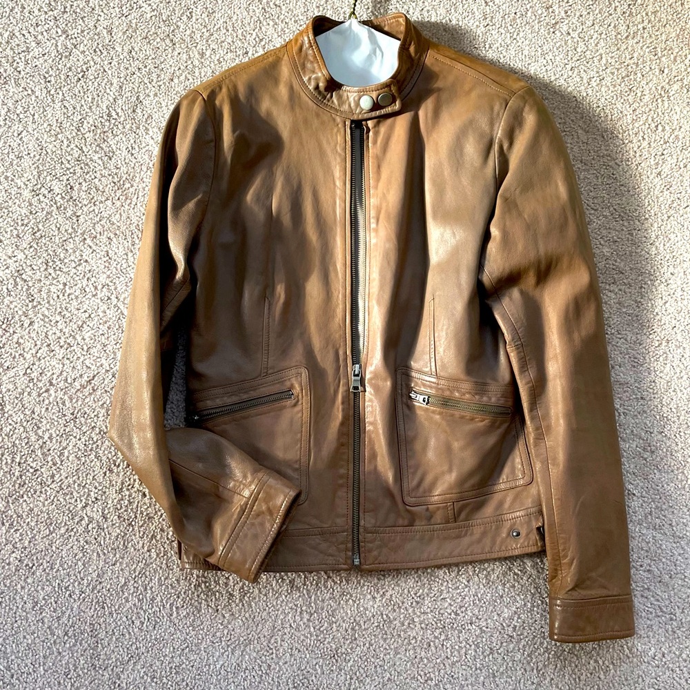 Women’s medium Banana Republic leather jacket